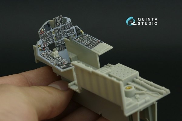 Quinta Studio QDS-32155 F-15C Early/F-15A/F-15J early 3D-Printed &amp; coloured Interior on decal paper (Tamiya) (small version) 1/32