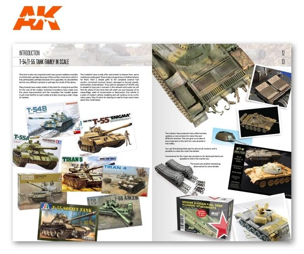 AK Interactive AK914 MODELING T54 – T55 MINIART