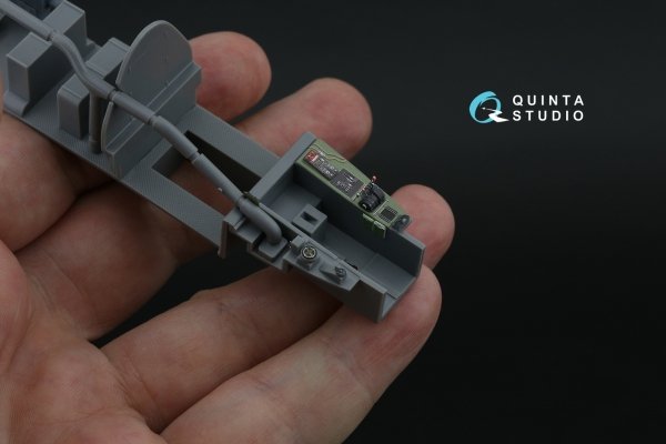 Quinta Studio QDS-48555 Bristol Beaufighter NF.Mk.VI 3D-Printed &amp; coloured Interior on decal paper (Tamiya) (small version) 1/48