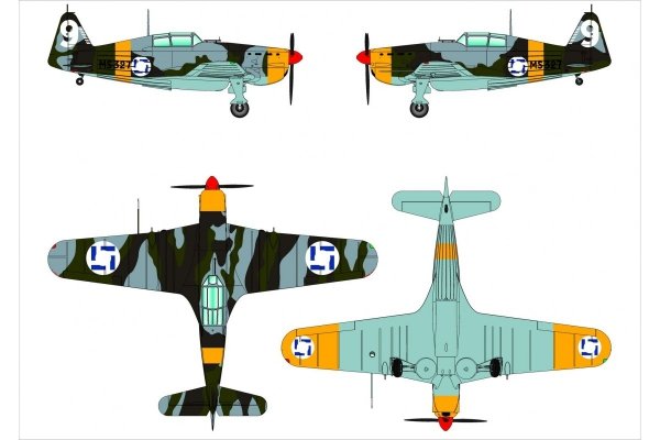 Dora Wings 48057 Morane-Saulnier MS.406.C1 - Finnish Aces 1/48