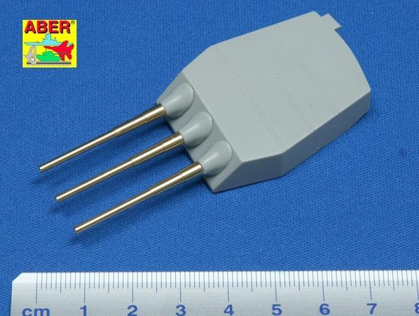 Aber 350L-06 Set of 9pcs 406mm short barrels for US ships for turrets without antiblast covers: North Carolina, Washington (1:350)