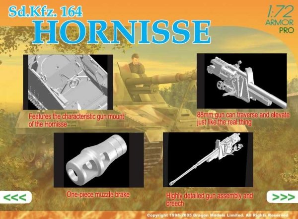 Dragon 7234 Sd.Kfz.164 Hornisse (1:72)