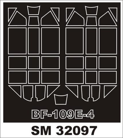 Montex SM32097 Bf-109E-4 EDUARD