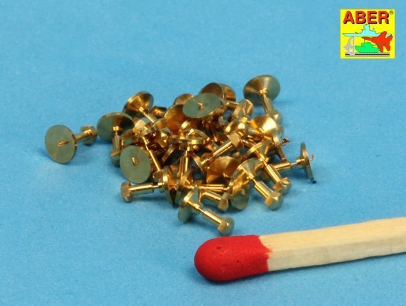 Aber 16100 Turned imitation of Hexagon bolts x30 pcs. (1:16)