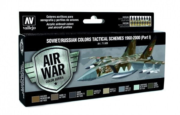 Vallejo 71609 Soviet / Russian colors Tactical Schemes 1960-2000 (Part I) 8x17 ml