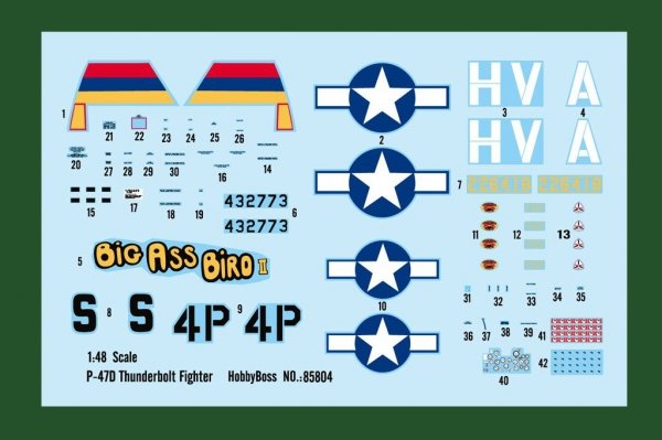 Hobby Boss 85804 P-47D Thunderbolt (1:48)