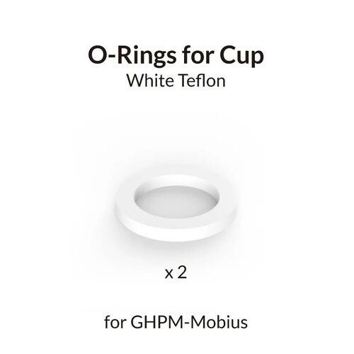 Gaahleri 42236 White Teflon O-Rings for Cup GHPM-Mobius