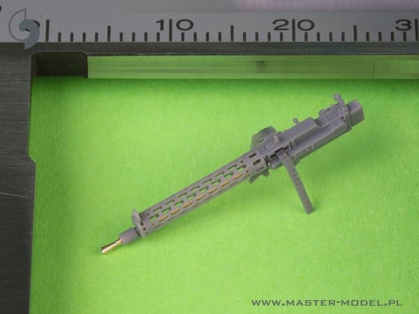 Master AM-48-183 Niemiecki km z okresu I w.św. Spandau LMG 08/15 (2 szt.) - z KRÓTKĄ rączką przeładowania - wydruki 3D i mosiężne lufy 1/48