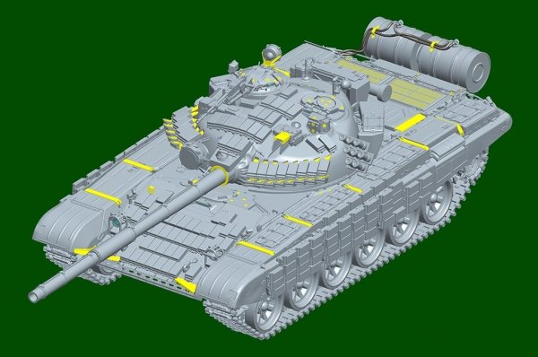 Trumpeter 09602 Soviet T-72 Ural with Kontakt-1 Reactive Armor 1/35