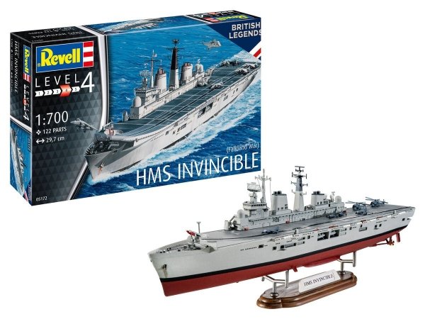 Revell 65172 HMS Invincible (Falkland War) Model Set 1/700