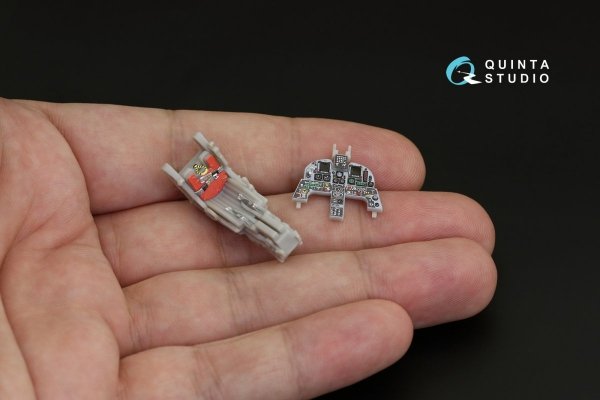 Quinta Studio QD48257 F-20 Tigershark 3D-Printed &amp; coloured Interior on decal paper (Freedom Model) 1/48