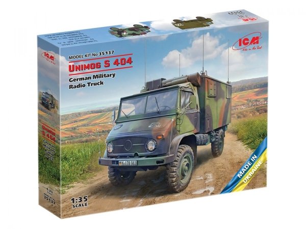 ICM 35137 Unimog S 404 German Military Radio Truck 1/35