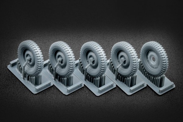 ScaleX WW 35001S U.S WiLLYSMB Sagged wheel set (Universal) 1/35