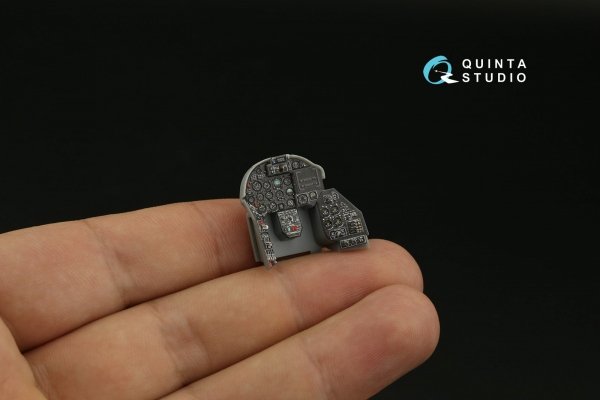 Quinta Studio QDS-48406 Mi-24 Nato Hind 3D-Printed &amp; coloured Interior on decal paper (Trumpeter)(Small version) 1/48