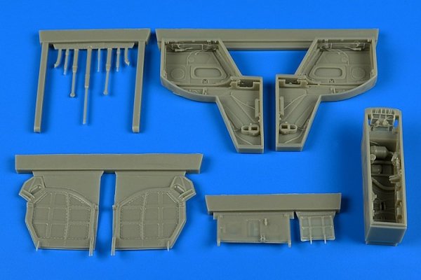 Aires 4733 IAI Kfir C2/C7 wheel bay 1/48 AMK