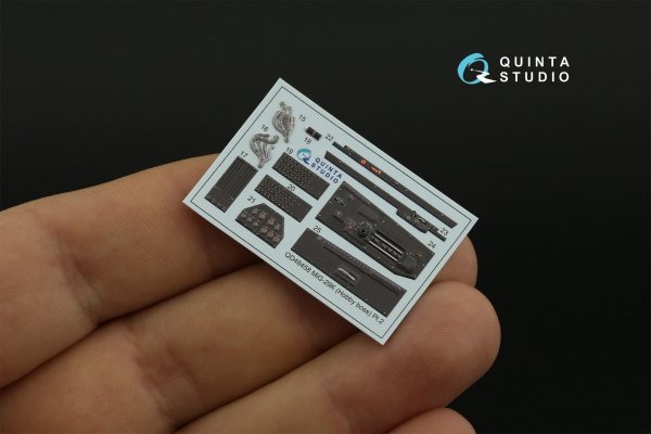 Quinta Studio QD48458 MiG-29K 3D-Printed coloured Interior on decal paper (HobbyBoss) 1/48