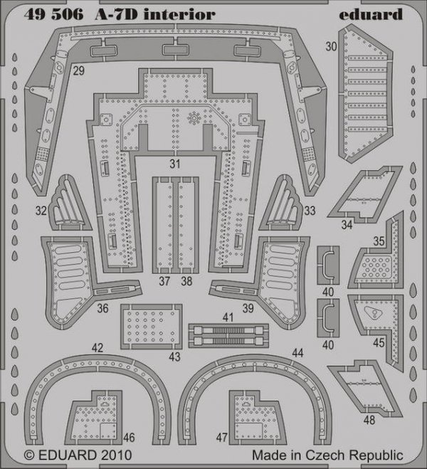 Eduard 49506 A-7D interior S. A. 1/48 HOBBY BOSS