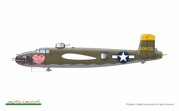 Eduard 548001 North American B-25 J Mitchell / Strafer 1/48