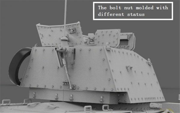 Gecko Models 35GM0002 CRUISER TANK MK.II A,A10 MK.IA WITH INTERIOR (1:35)