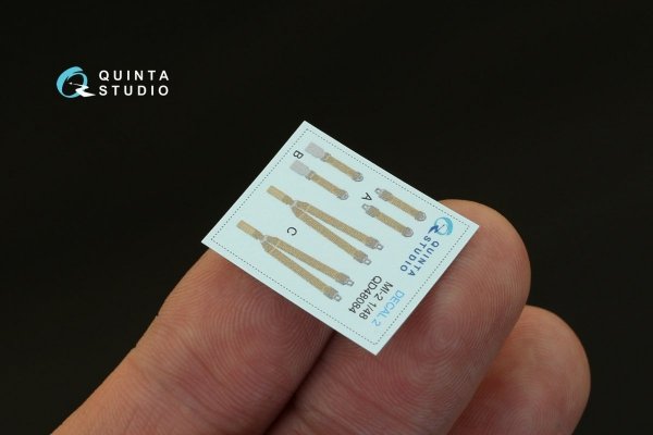 Quinta Studio QD48005 La-5 3D-Printed &amp; coloured Interior on decal paper (for Zvezda kit) 1/48