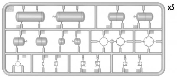 MiniArt 35619 PROPANE/BUTANE CYLINDERS 1/35