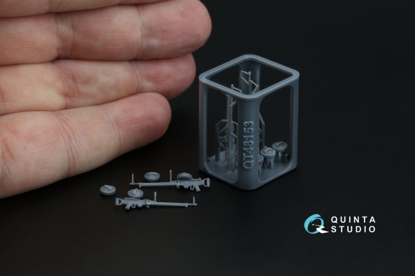 Quinta Studio QT48153 Type 92 Machine Gun, 2 pcs (for all kits) 1/48