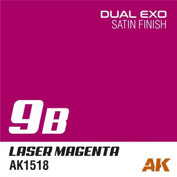 AK Interactive AK1551 DUAL EXO SET 9 – 9A RANGER PINK &amp; 9B LASER MAGENTA