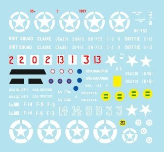 Star Decals 35-C1309 US Armored Mix # 2 1/35