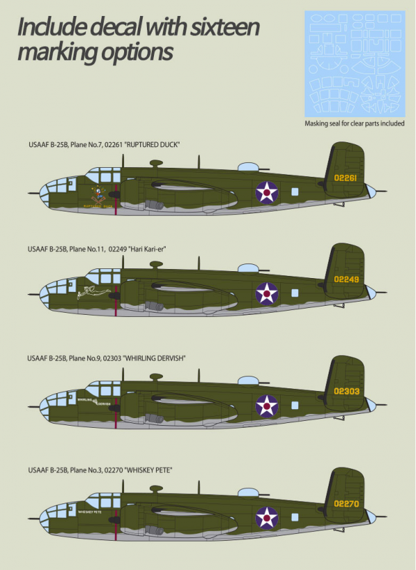 Academy 12336 USAAF B-25B THE BATTLE OF MIDWAY 80th ANNIVERSARY 1/48