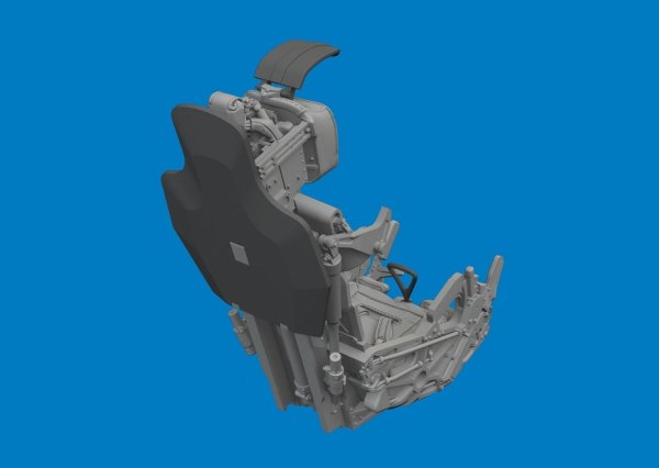 Eduard 6481160 MiG-21F ejection seat w/ integral seat belts PRINT for EDUARD 1/48