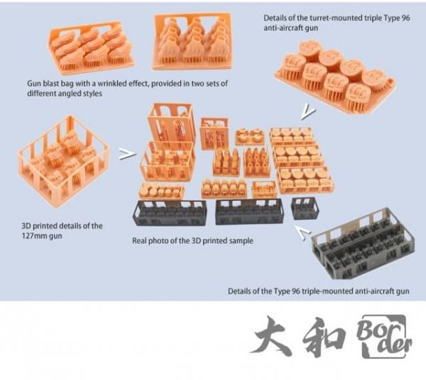 Border Model BS-004 Imperial Japanese Navy Battleship Yamato April 7 1945 1/350