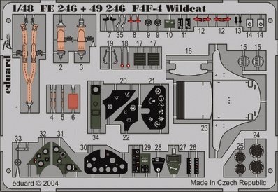 Eduard FE246 F4F-4 1/48 Tamiya