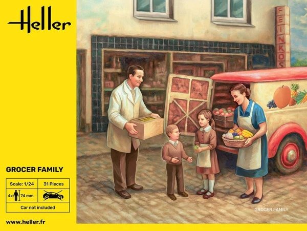Heller 82758 Grocer Family 1/24