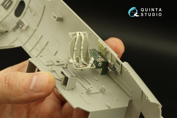 Quinta Studio QD32164 TBF-1C Avenger 3D-Printed &amp; coloured Interior on decal paper (Trumpeter) 1/32