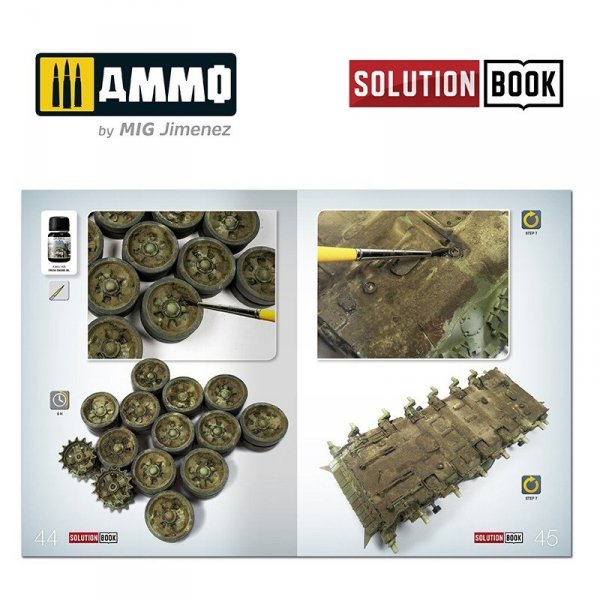 Ammo of Mig 6518 SOLUTION BOOK HOW TO PAINT MODERN RUSSIAN TANKS (Multilingual) 