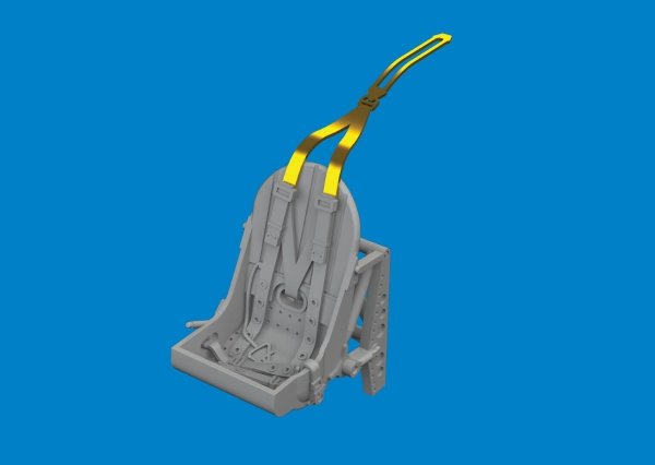 Eduard 672427 Spitfire Mk.I/II/V metal seat w/ integral belts PRINT IBG 1/72