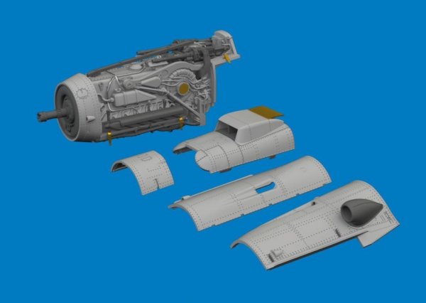 Eduard 672399 Bf 109G-10 WNF Engine EDUARD 1/72