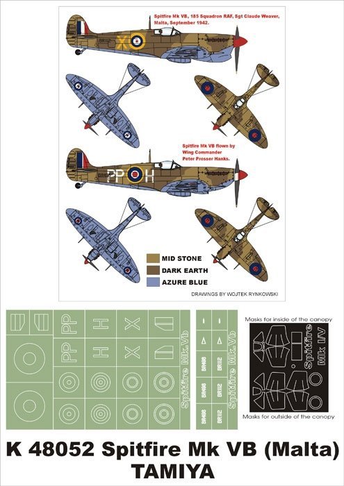 Montex K48052 Spitfire MkVB (Malta) 1/48