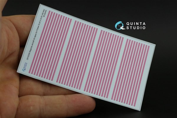 Quinta Studio QP32006 Magenta rib tapes Fokker Dr. (F.)I-D.VII (All kits) 1/32