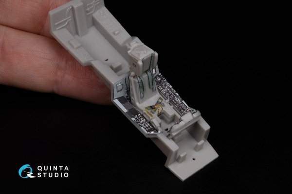 Quinta Studio QD48283 F/A-18A / C early 3D-Printed &amp; coloured Interior on decal paper (Hasegawa) 1/48