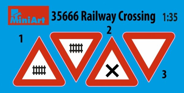 Miniart 35666 Railway Crossing 1/35