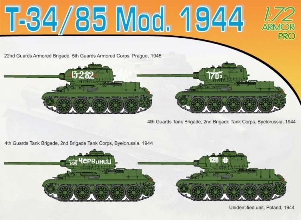 Dragon 7269 T-34/85 Mod.1944 (1:72)