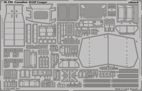 Eduard 36199 Canadian AVGP Cougar 1/35 Trumpeter
