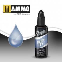 AMMO of Mig Jimenez A.MIG 0861 MARINE BLUE SHADER 10ML