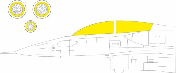 Eduard BIG49384 F-16D Block 30 Kinetic Model 1/48
