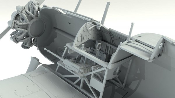 ICM 32040 Gloster Gladiator Mk.I, WWII British Fighter 1/32