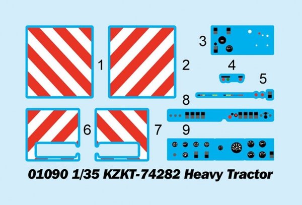 Trumpeter 01090 KZKT-74282 Heavy Tractor 1/35
