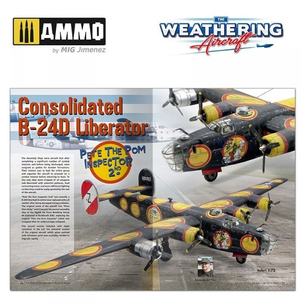 AMMO of Mig Jimenez 5217 The Weathering Aircraft Issue 17. DECALS &amp; MASKS (English)