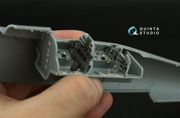 Quinta Studio QD48573 MiG-31M 3D-Printed &amp; coloured Interior on decal paper (Hobby Boss) 1/48