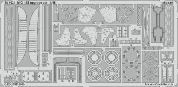 Eduard 481031 MiG-19S upgrade set 1/48 EDUARD